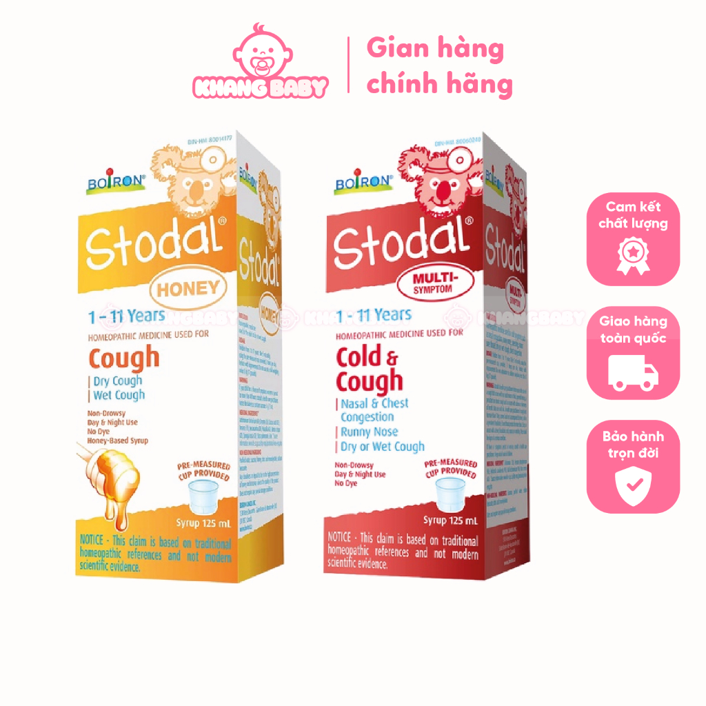 Siro ho Stodal Canada 125ml 1-11Y - Shop Khang Baby