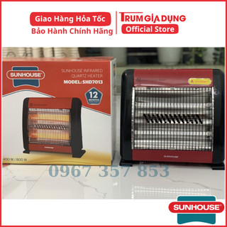 Đèn sưởi 2 bóng Sunhouse SHD7013, Máy sưởi sunhouse SHD7013, tốc độ làm ấm nhanh, tỏa nhiệt đều.
