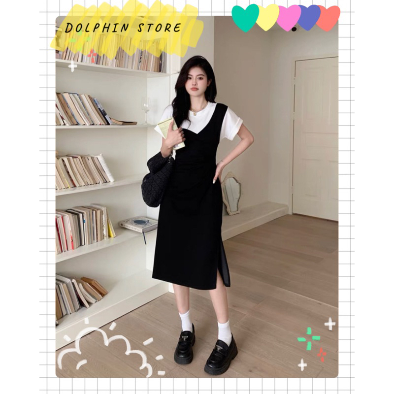 BIGSIZE Đầm thun bigsize - đầm đen bigsize
