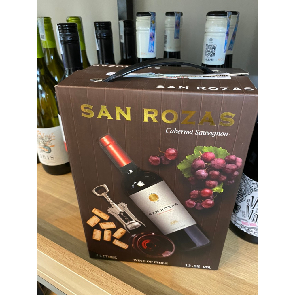 Rượu vang bịch Chile San Rozas Cabernet Sauvignon 3 lít 13.5%