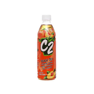 Lốc 6 chai trà C2 đào chai 455ml