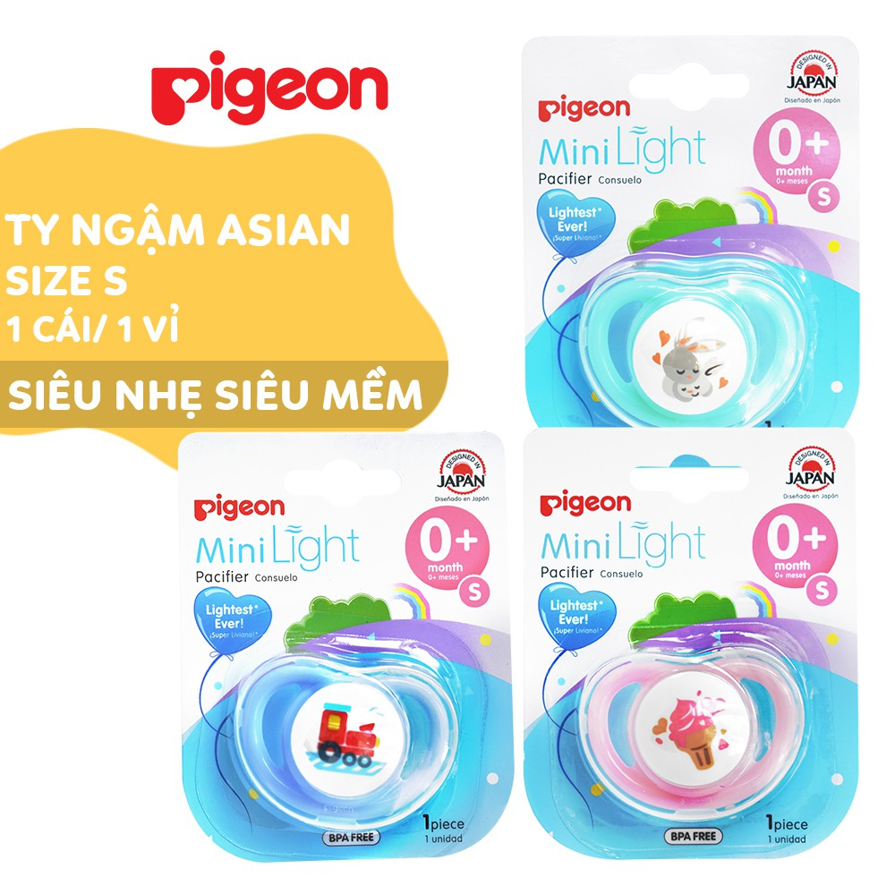 Ty Ngậm Đơn PIGEON size S - Boy/Girl/Unisex