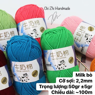 Len milk bò 50gr - bảng 2
