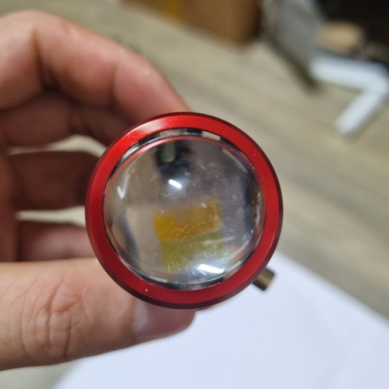 Đèn mắt quỷ đèn thiên thần bi led, đủ màu 3 inch, 78mm