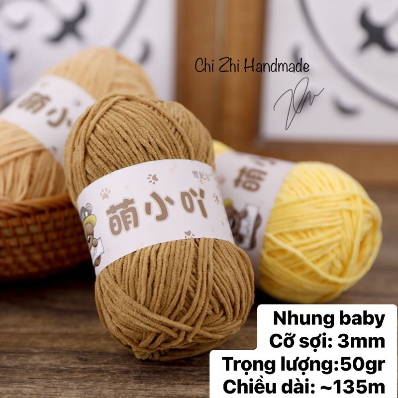 Len Nhung Baby 3mm (Len Nhung Gấu)