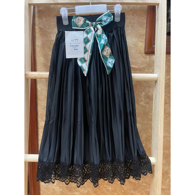 Chân Váy xếp ly chân váy xoè đi học cho bé Gái