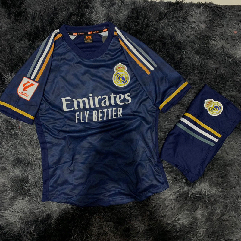 Quần áo bóng đá REAL MADRID vải mè cao cấp mùa giải 2023-2024