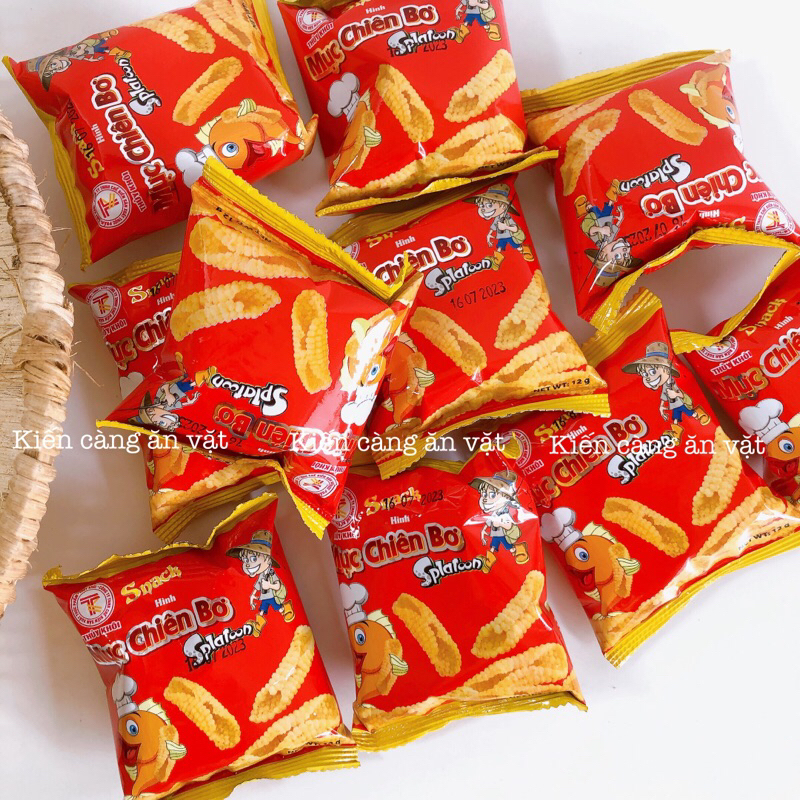 Combo 10 gói snack cá viên chiên, mực chiên bơ, cánh gà giòn mini