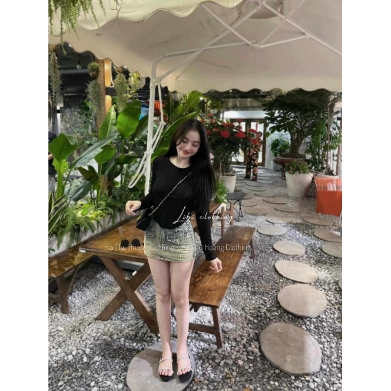 Áo thun giấy dáng đuôi tôm nhẹ hàng QC