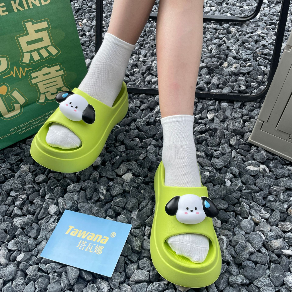 Dép Nữ Corgi đế 7cm Thời trang Phong Cách Tiểu Thư