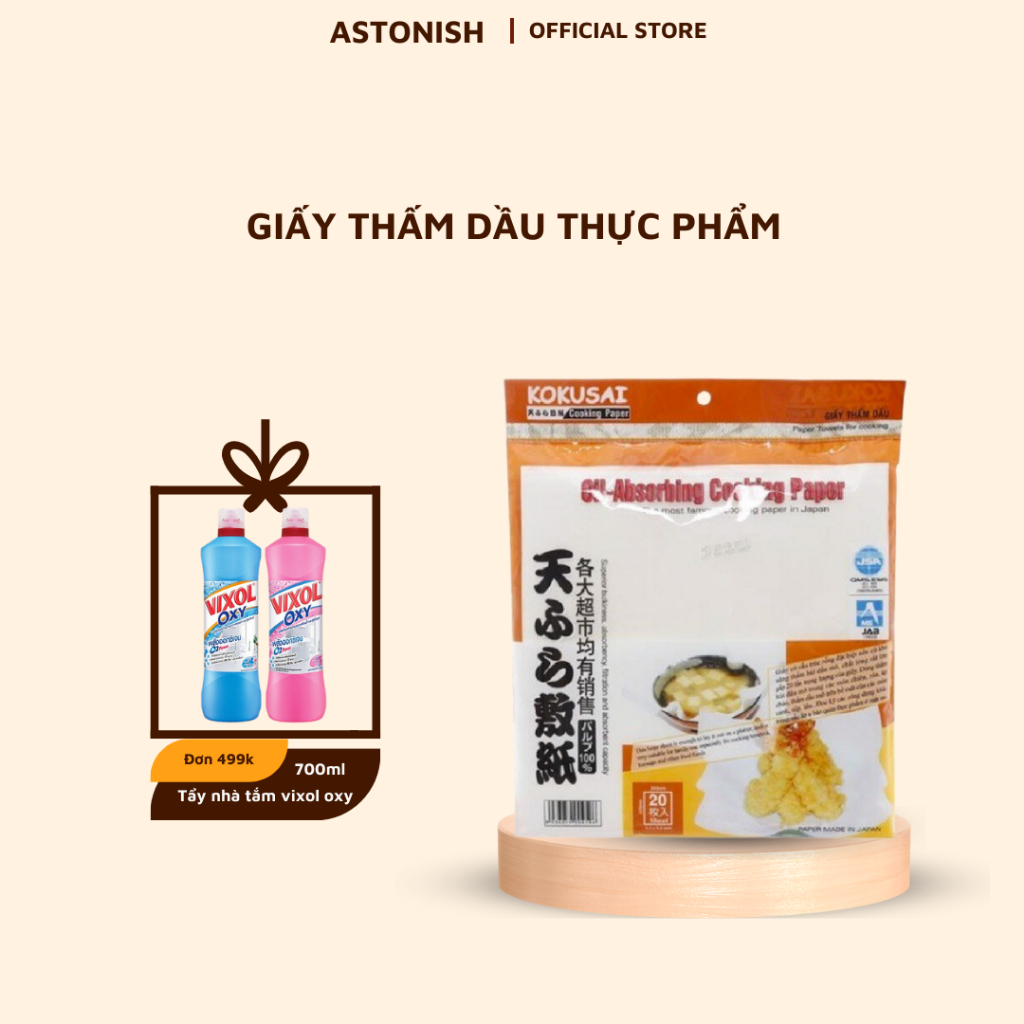 Giấy thấm dầu mỡ Kokusai Nhật Bản
