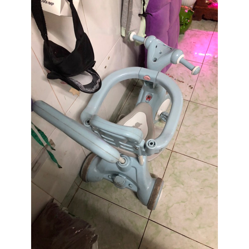 Thanh Ly Xe đẩy xe đạp 3 bánh cho bé có thể xe tròi chân hoac xe đạp