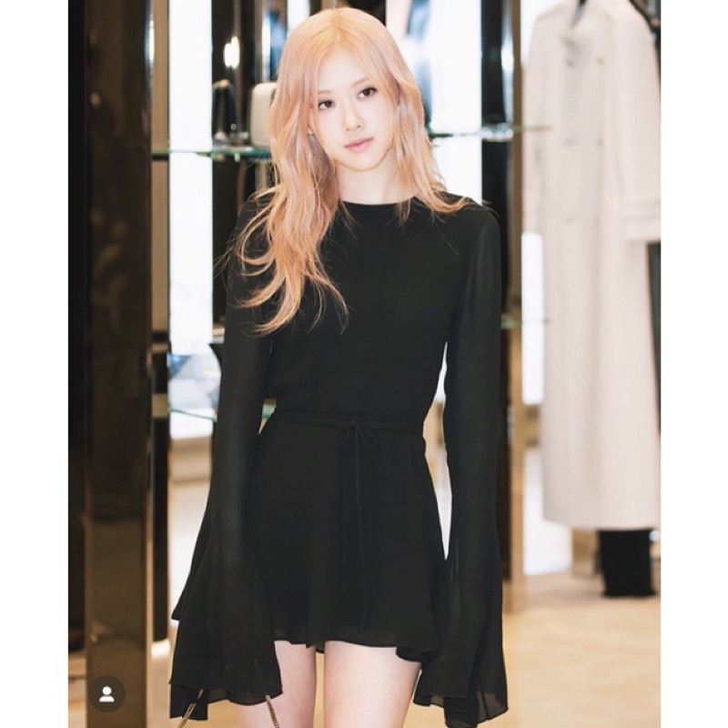 ĐẦM ROSE BLACK PINK ĐẦM ĐI TIỆC HỞ LƯNG VIIBODYSUIT