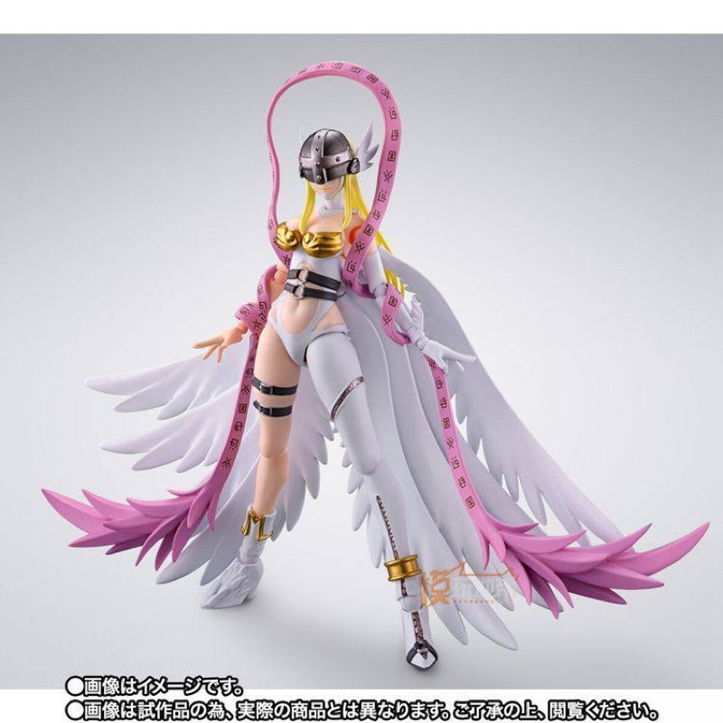 Mô hình nhân vật Angewomon Digimon SHF hàng chính hãng Bandai cử động khớp
