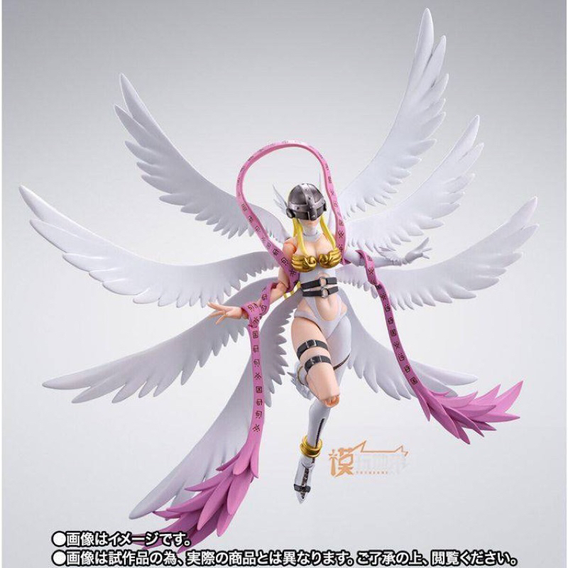 Mô hình nhân vật Angewomon Digimon SHF hàng chính hãng Bandai cử động khớp