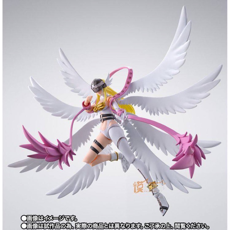 Mô hình nhân vật Angewomon Digimon SHF hàng chính hãng Bandai cử động khớp