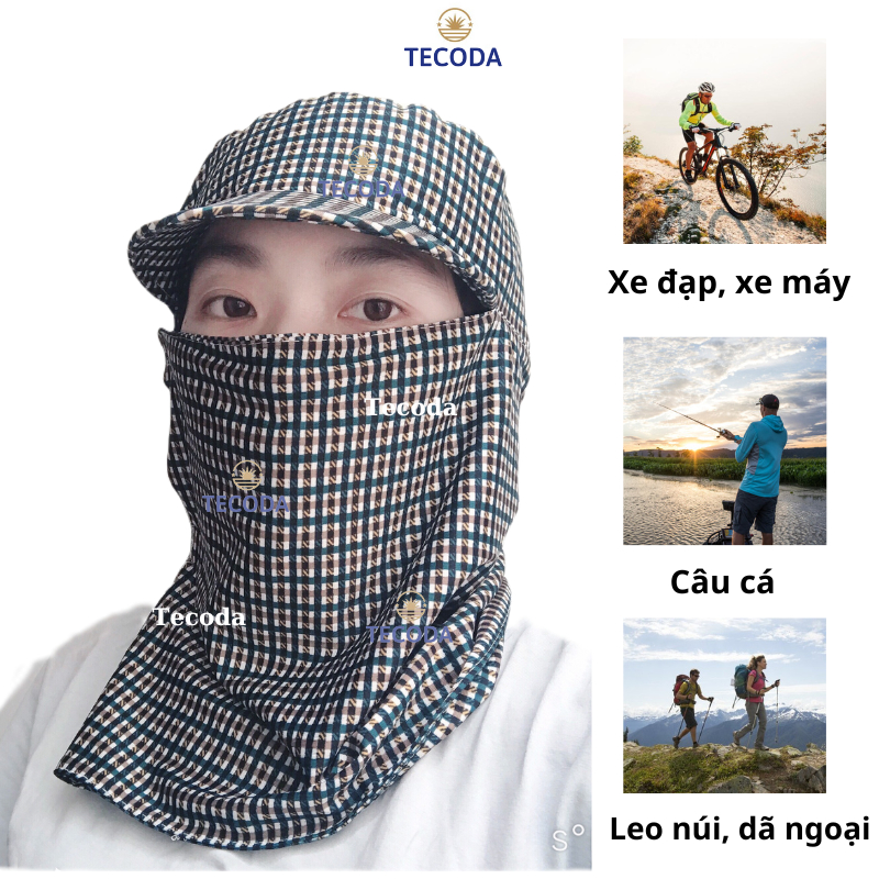 Nón mũ chống nắng 2 lớp  siêu mềm mát