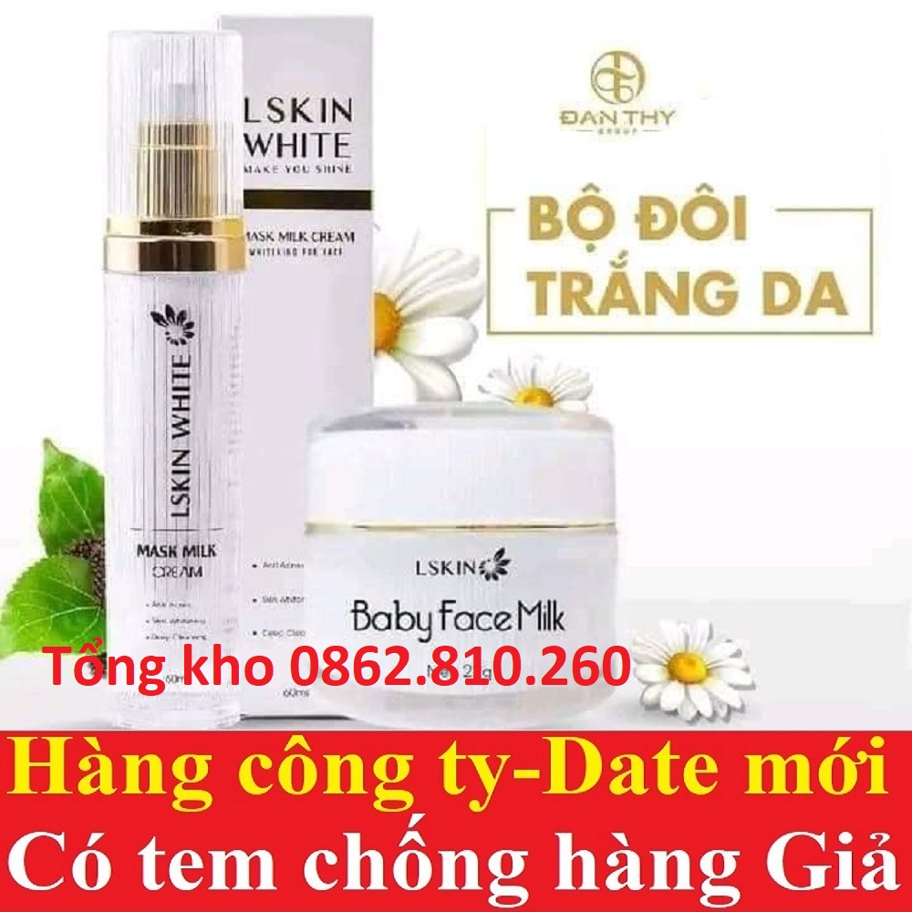 Ủ kén tằm lskin white đan thy trắng hồng mặt tự nhiên