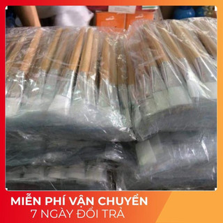 Chổi cán gỗ dùng trong Spa ( chổi quét mặt nạ )