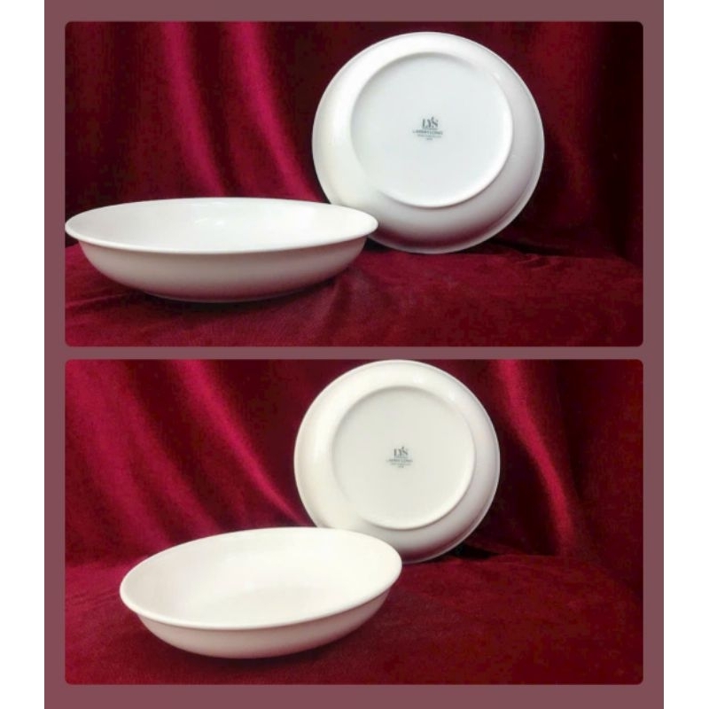 dĩa lòng sâu sứ Minh Long - dĩa sứ lòng sâu minh long nhiều size
