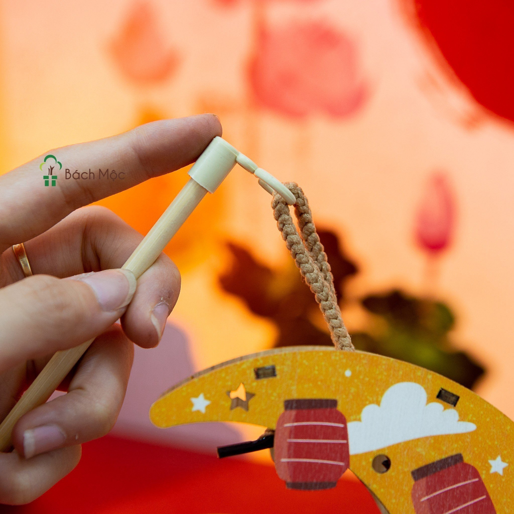 Lồng đèn Trung Thu hot trend 2023 bằng GỖ chạy bằng pin siêu dễ thương, nhiều mẫu đẹp