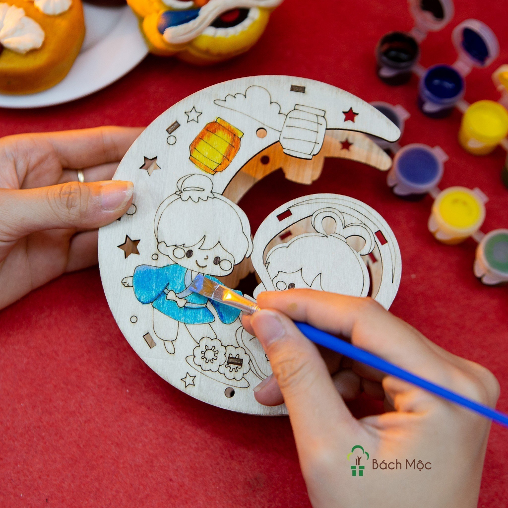 Lồng đèn Trung Thu hot trend 2023 bằng GỖ chạy bằng pin siêu dễ thương, nhiều mẫu đẹp