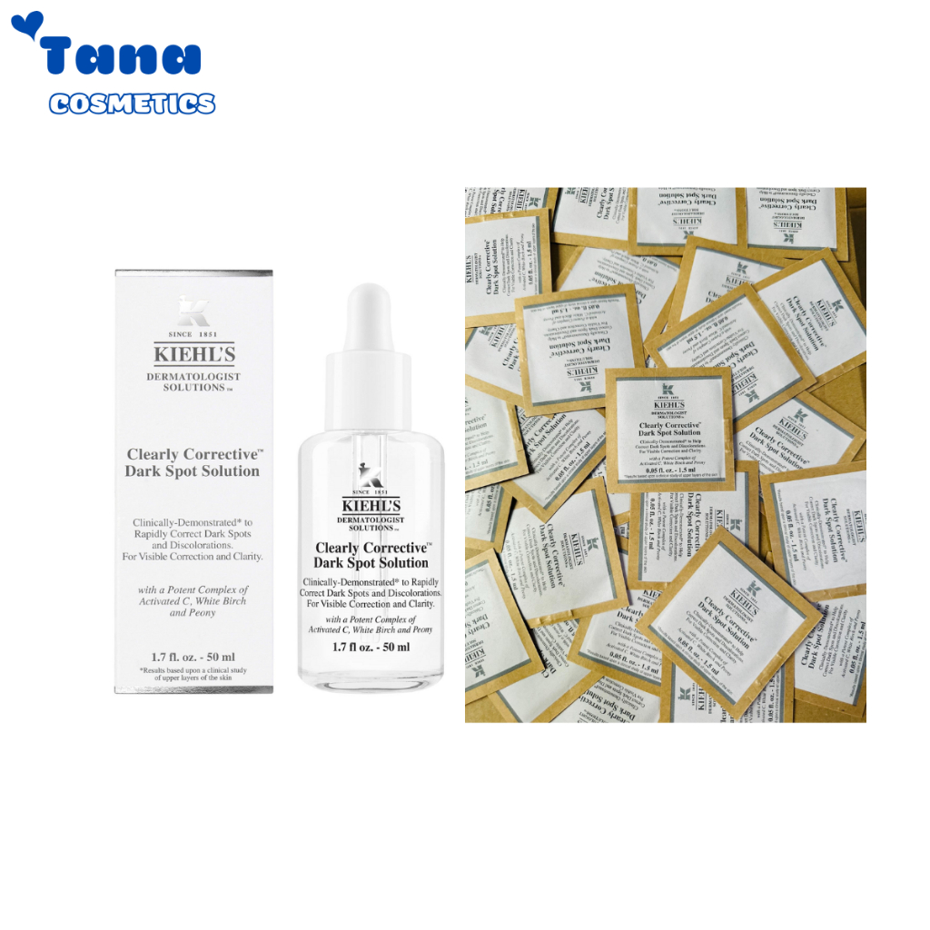 Serum Kiehls Dark Spot, Serum Mờ Thâm Mụn & Đồng Đều Màu Da Kiehl's Clearly Corrective Dark Spot Solution 15ml
