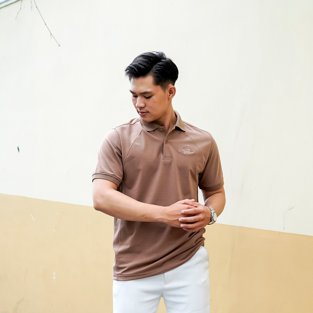 Áo thun polo nam basic dệt sợi cotton dày dặn, thoáng mát, lên form chuẩn đẹp | Sgimstudio