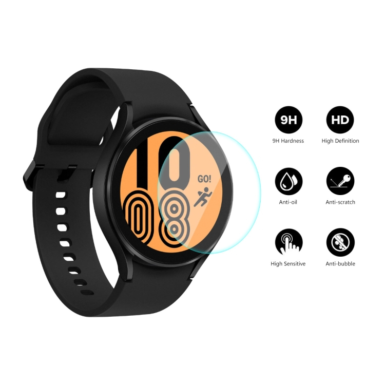Dán Màn Hình Kính Cường Lực 9H Cho Galaxy Watch 6 40mm 44mm classic 43mm 47mm Chống Vỡ Không Bám Vân Tay SWASTORE