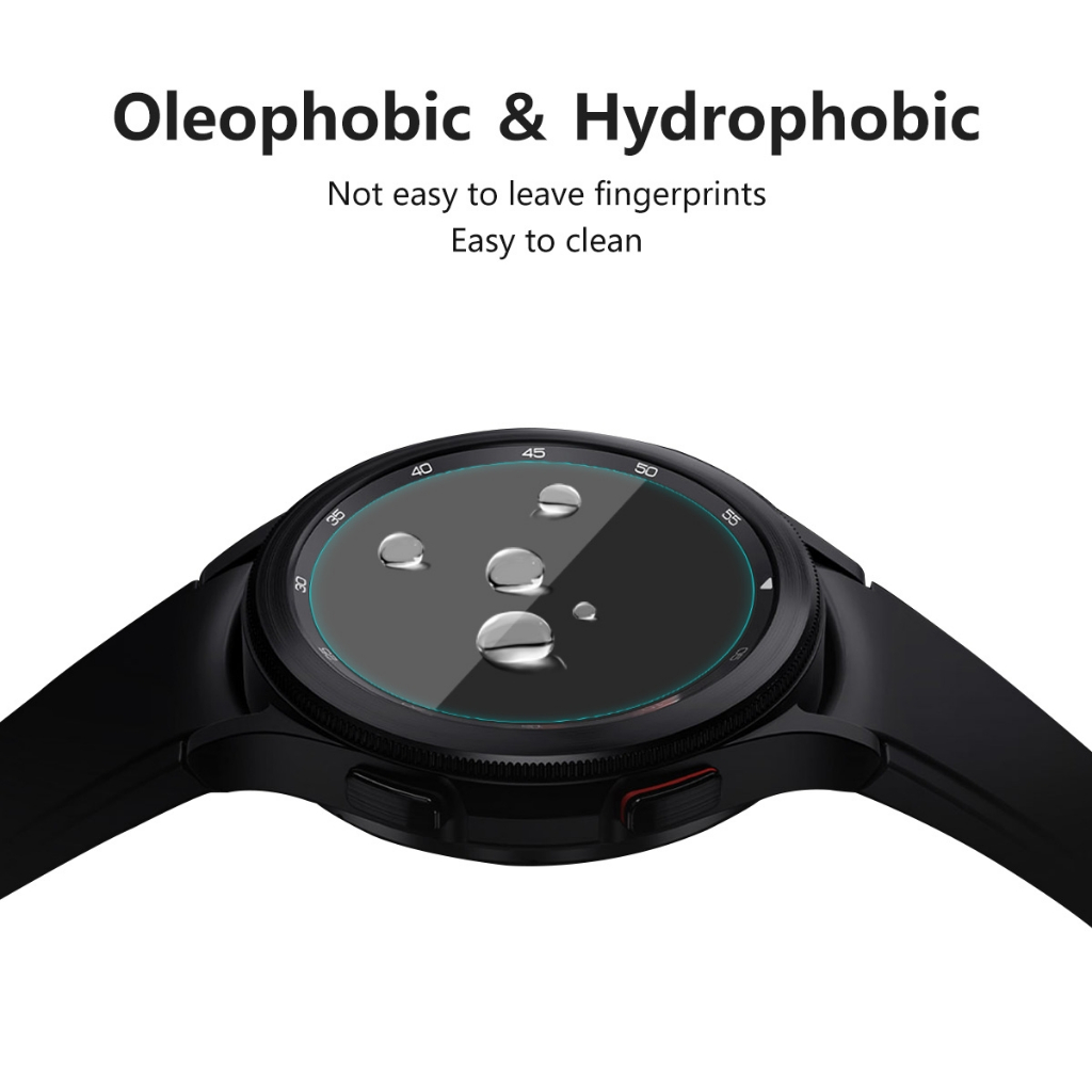 Dán Màn Hình Kính Cường Lực 9H Cho Galaxy Watch 6 40mm 44mm classic 43mm 47mm Chống Vỡ Không Bám Vân Tay SWASTORE