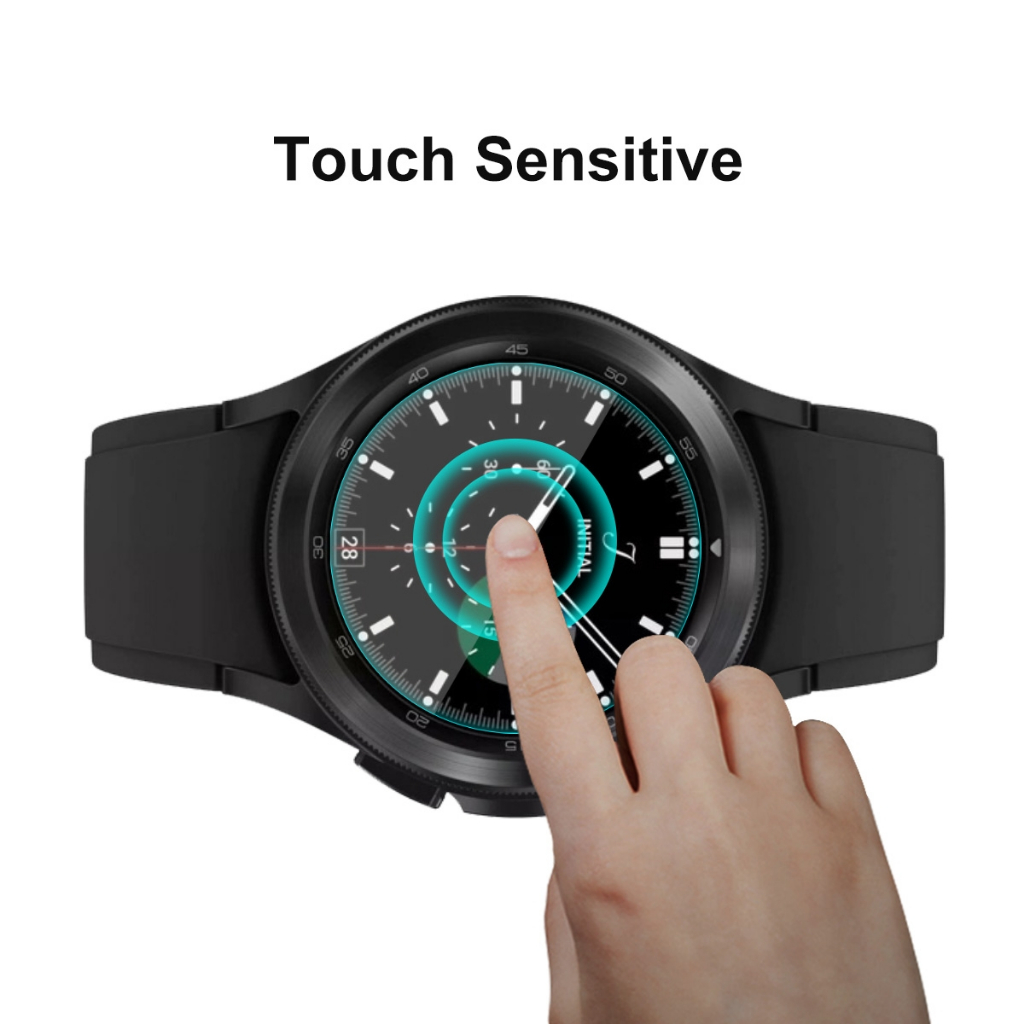 Dán Màn Hình Kính Cường Lực 9H Cho Galaxy Watch 6 40mm 44mm classic 43mm 47mm Chống Vỡ Không Bám Vân Tay SWASTORE