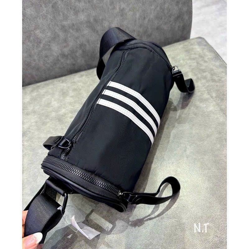 Túi Xách Nữ Ba Sọc Dáng Trống Tròn