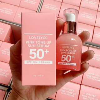 MẪU MỚI - Tinh Chất Serum Hồng Dưỡng Trắng, Căng Bóng, Chống Nắng, Nâng Tone Lovelycc Pink Tone Up Ampoule Hàn Quốc 30ML