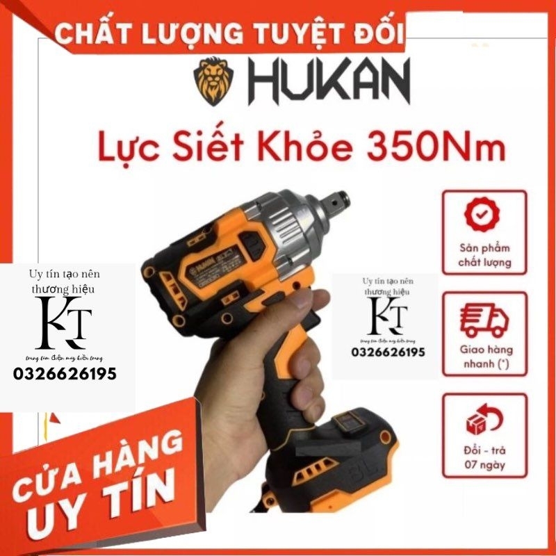 Thân máy siết bulong HuKAN x1 vừa chân pin makita bắn vít phổ thông