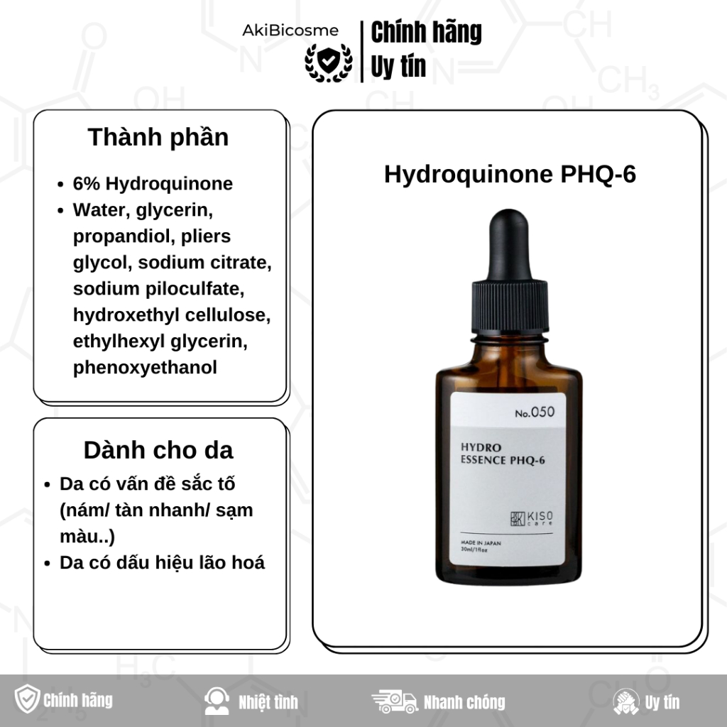 Serum KISO Hydroquinone Essence - PHQ 6