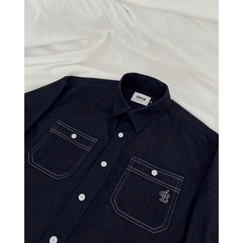 ÁO SƠ MI DENIM DÀI TAY VERSION 2 By ONDÉ