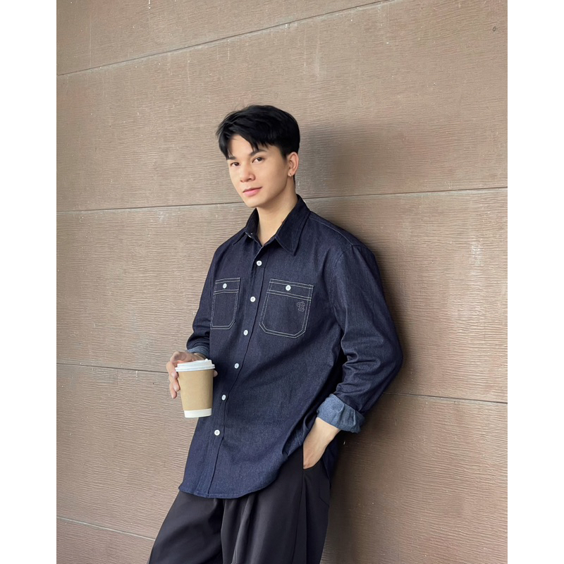 ÁO SƠ MI DENIM DÀI TAY VERSION 2 By ONDÉ