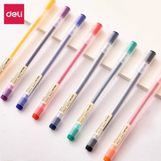 Bút Bi mực nước ngòi 0.5mm nhiều màu Deli - Cây bút mực nước viết Calligraphy trang trí sổ tay