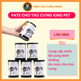 Pate King Pet Chó Mèo Từ 1 tháng tuổi, Pate Chó mèo từ Thịt, Cá & rau Củ 380gr