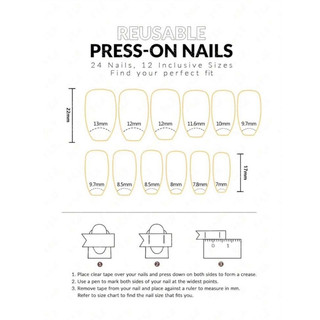 [ORDER SHEIN] Set Nailbox Hoạ Tiết Coffin Moon
