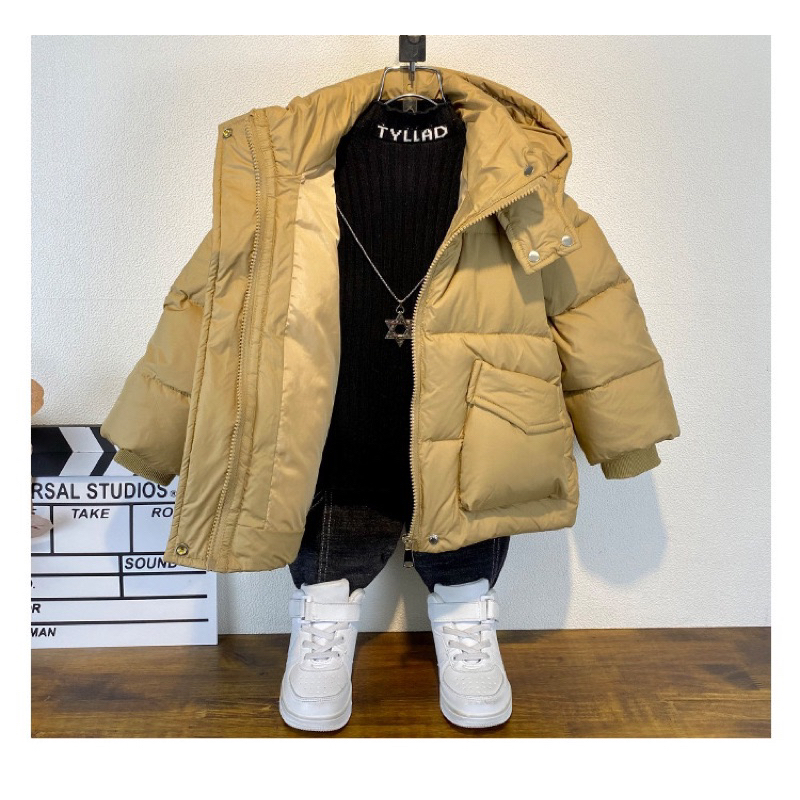 Áo khoác phao béo cho bé trai trần bông siêu nhẹ size đại cho bé 15-45kg FROM TO KO TĂNG SZ