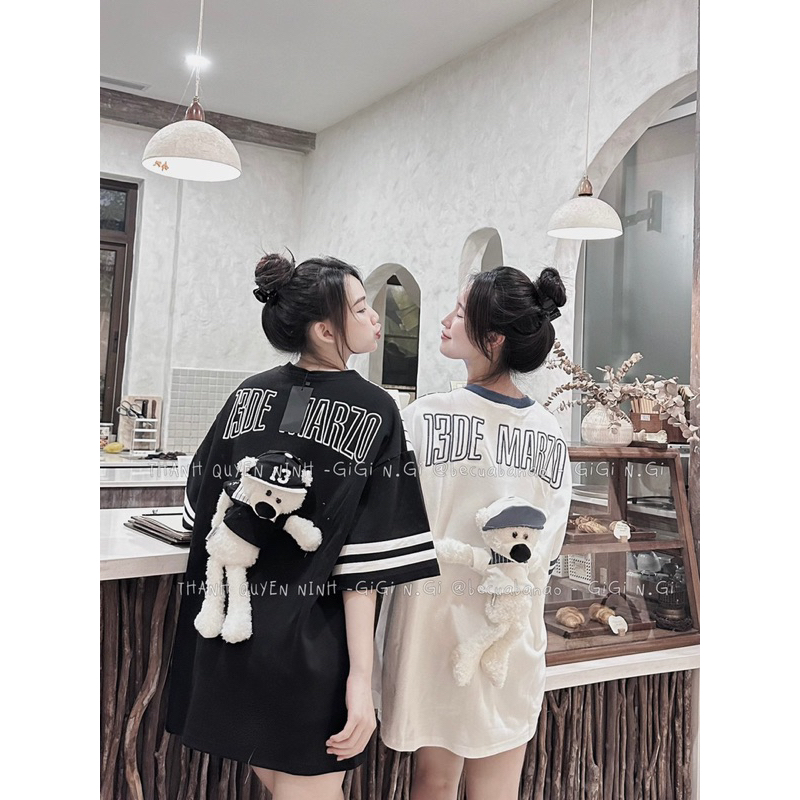 Áo phông 13DMZ Gấu bóng chày