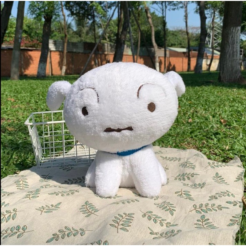Gấu bông chó tuyết shin chan lông xù