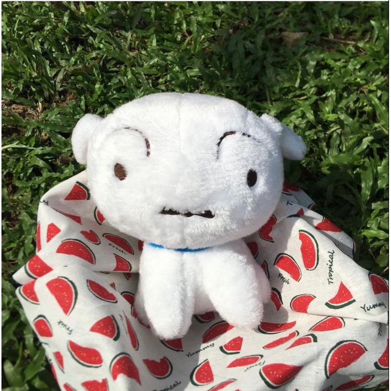 Gấu bông chó tuyết shin chan lông xù