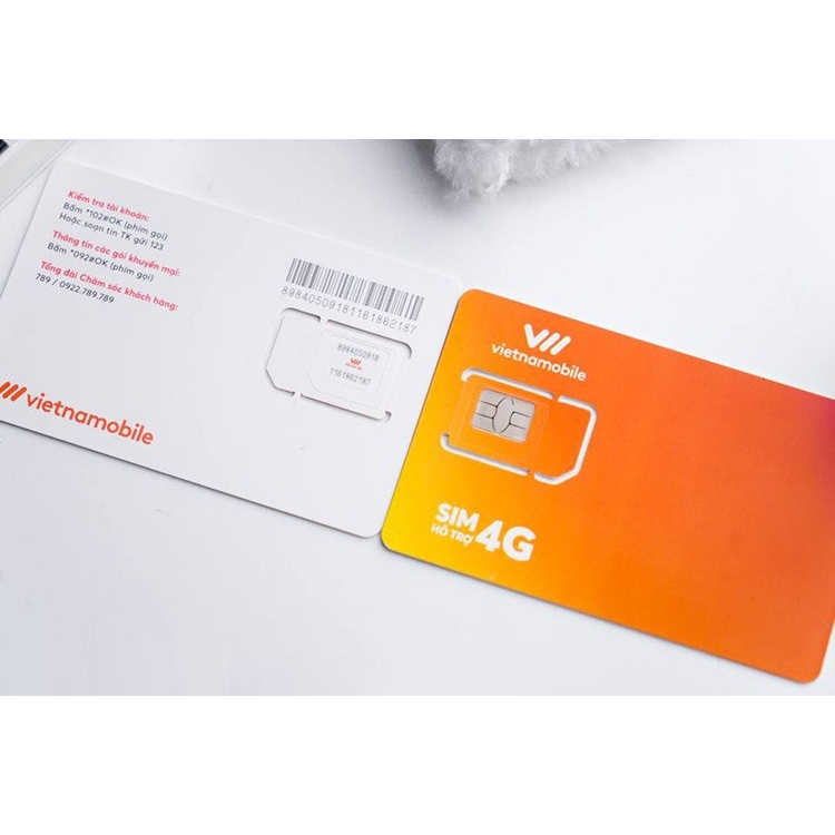 Sim Data 4G Vietnamobile 6GB/Ngày - 180GB/Tháng, Miễn Phí Gói 1 Tháng. Hàng Độc Quyền VIETNAMOBILE - SIMTHE.VN