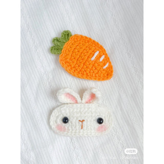 DIY Kẹp tóc thỏ và cà rốt bằng len Handmade