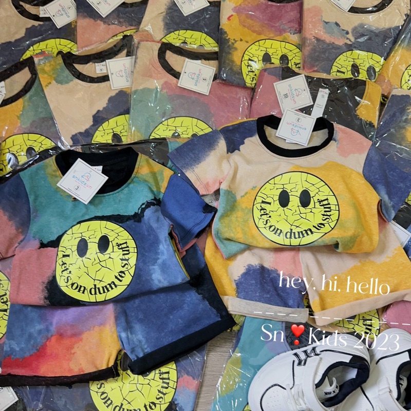 Bộ loang mặt cười cho bé