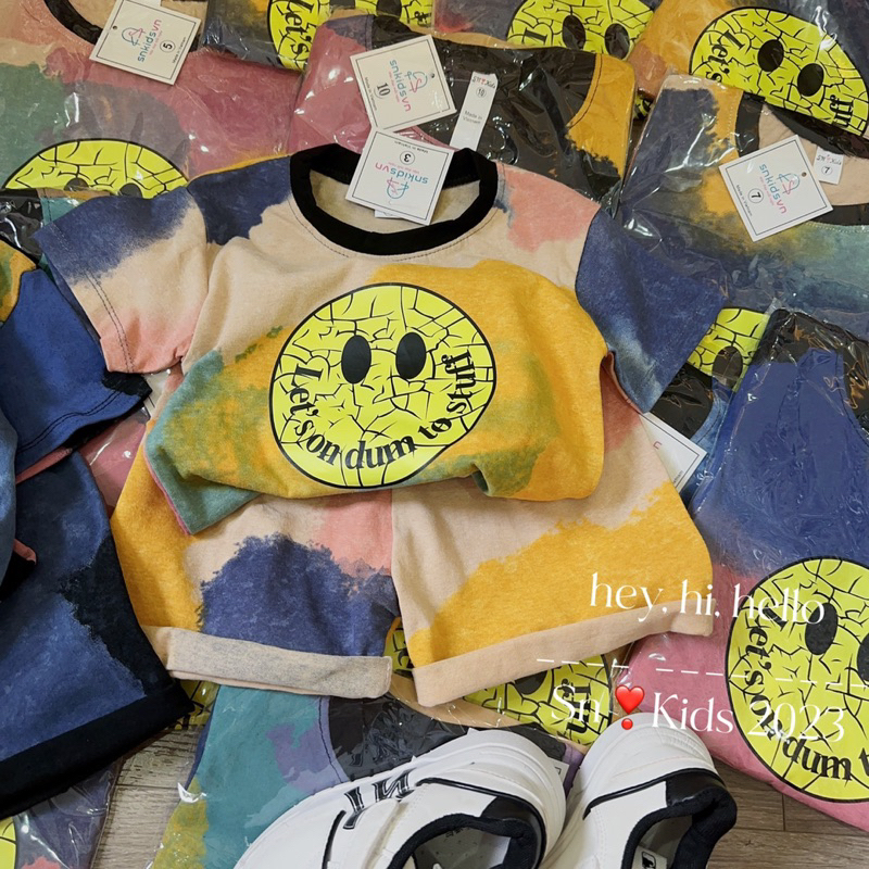 Bộ loang mặt cười cho bé