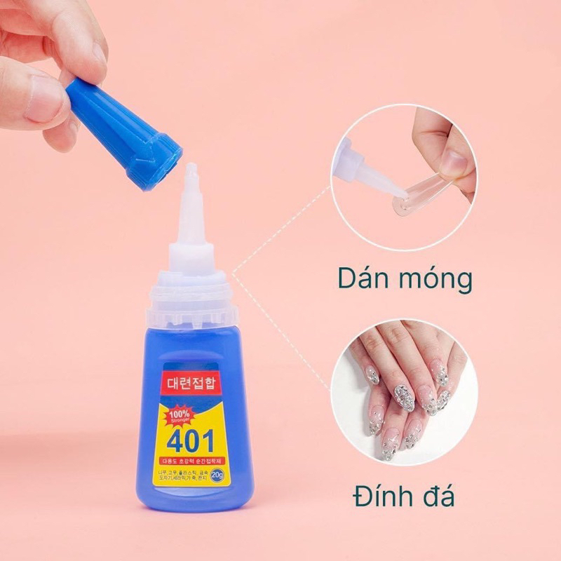 Keo 401,Keo Dán Móng Úp ,Keo Đính Đá , Keo Gắn Charm