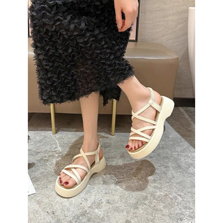  (hàngqc fullbox) sandal bo ch H201 đế 5cm kiểu dáng nhẹ nhàng